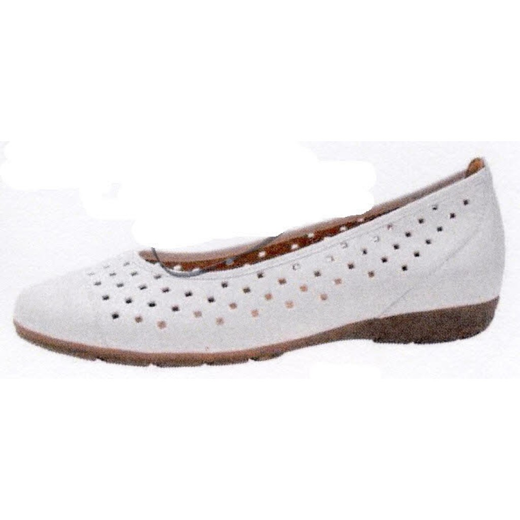 D-Ballerina Leder    weiss