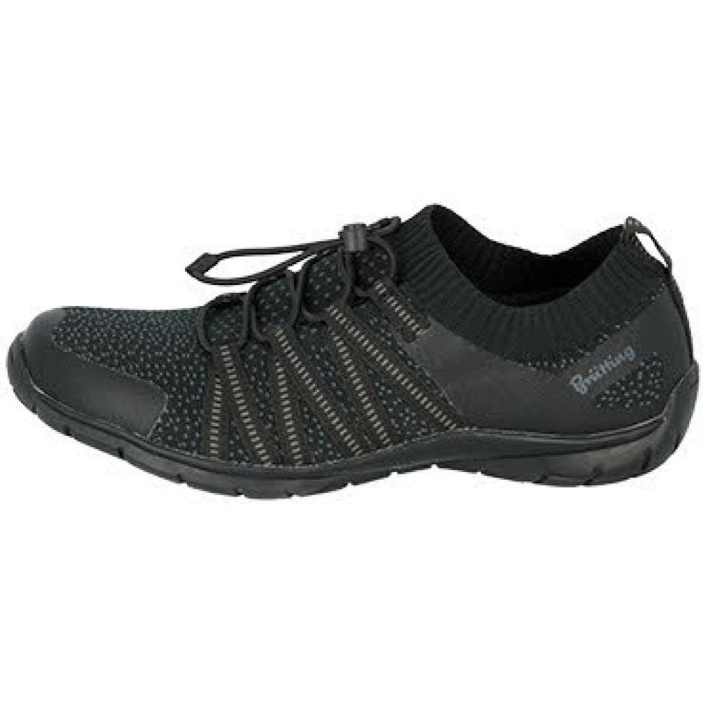 H Slipper Synth      schwarz Barfuß