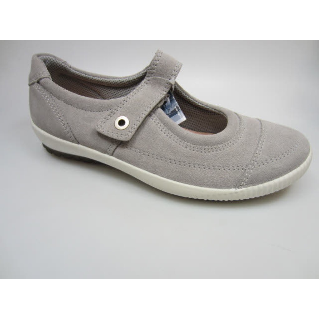 D Ballerina Velour   grau