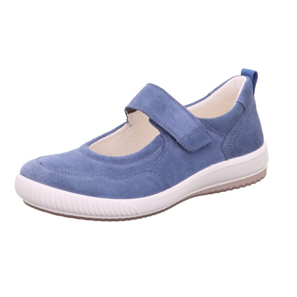 D Ballerina Velour   blau