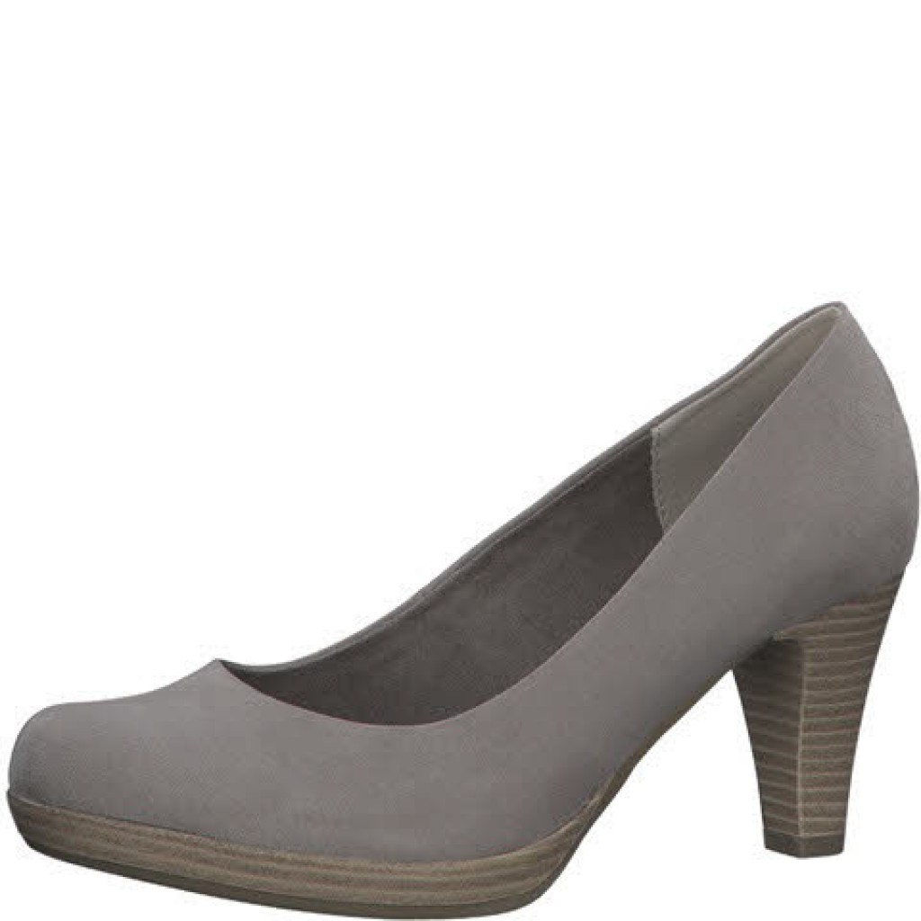 D Pumps Synth Velour beige