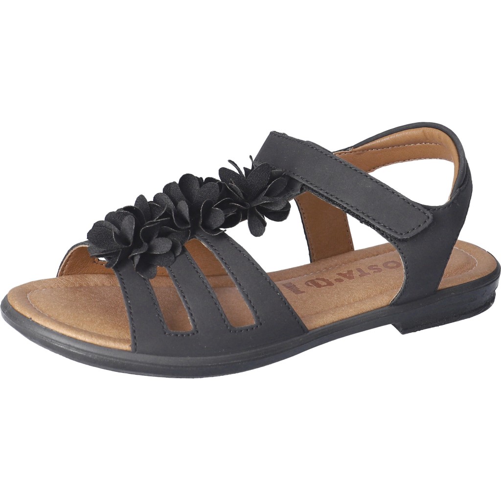 M Sandale Nubuk      schwarz Weite M