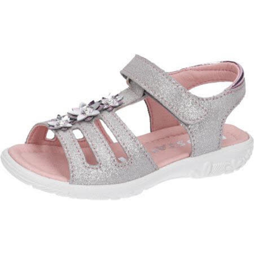 M Sandale Synth      grau rosa
